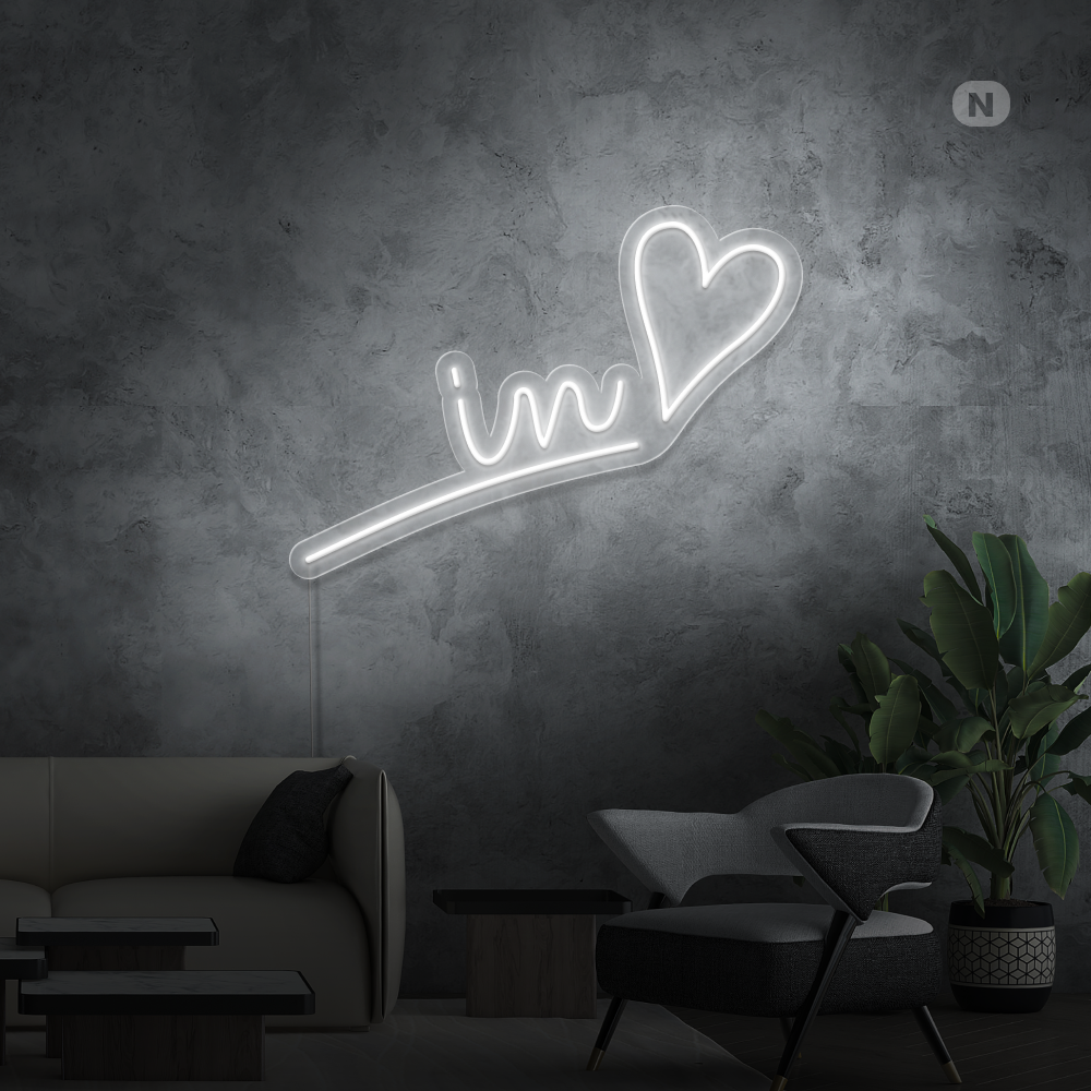 Neonskilt In Love
