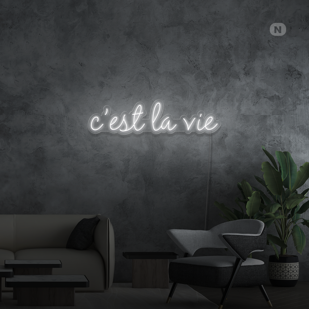 Neonskilt cestlavie