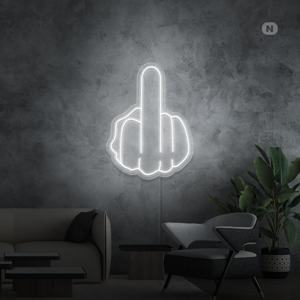 Neonskilt Langfingeren