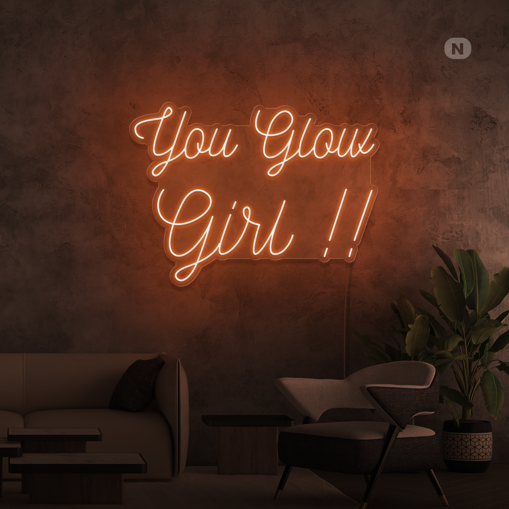 Neonskilt You Glow Girl