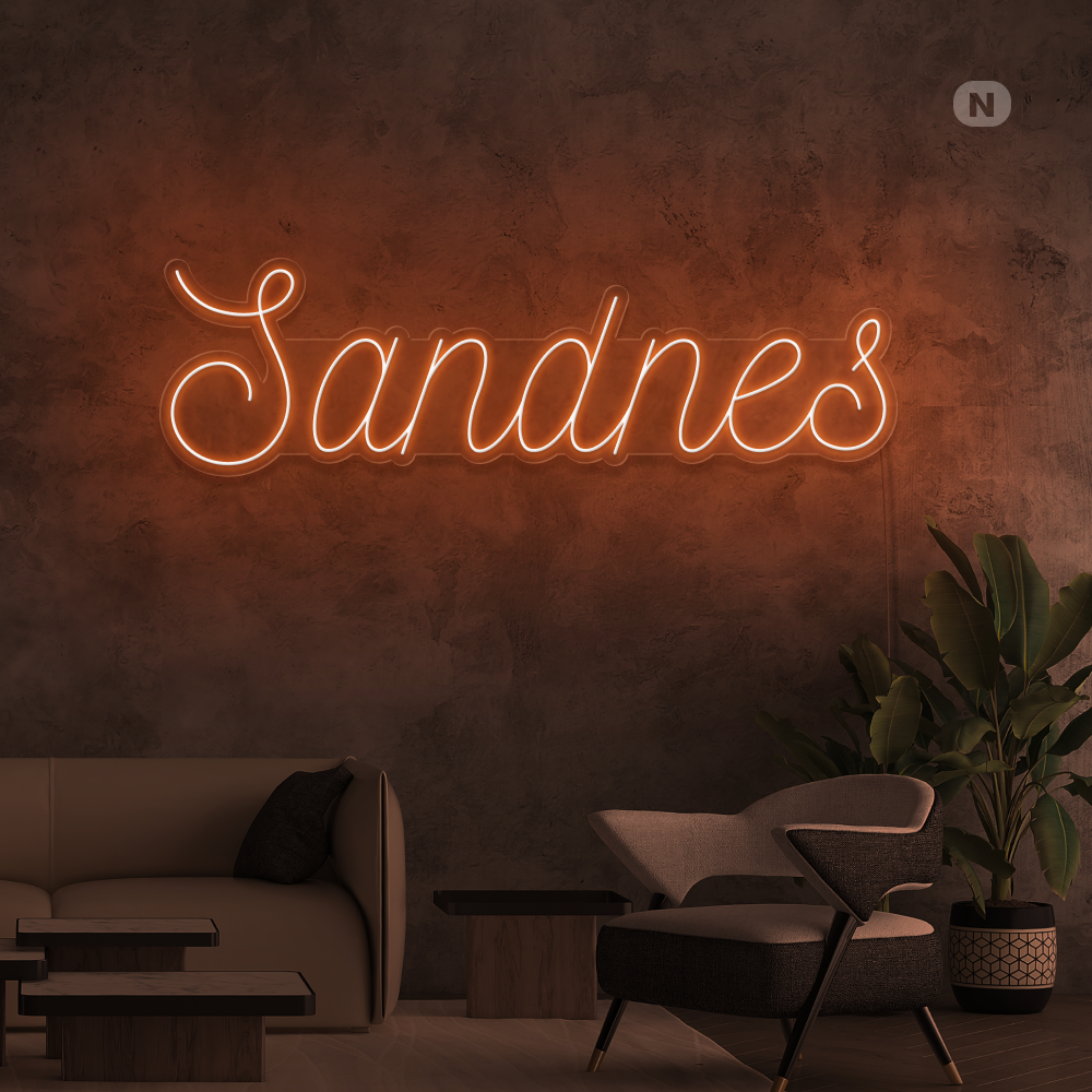 Neonskilt Sandnes
