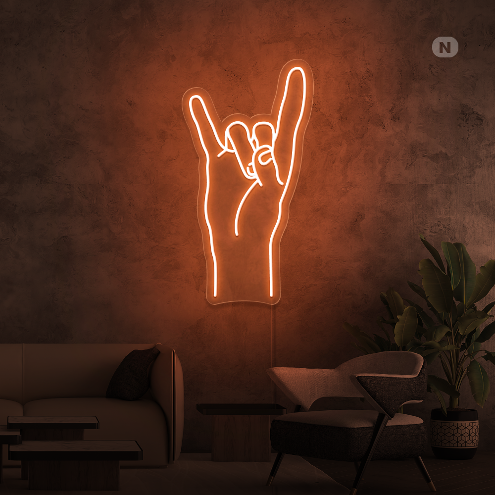 Neonskilt Rock & Roll