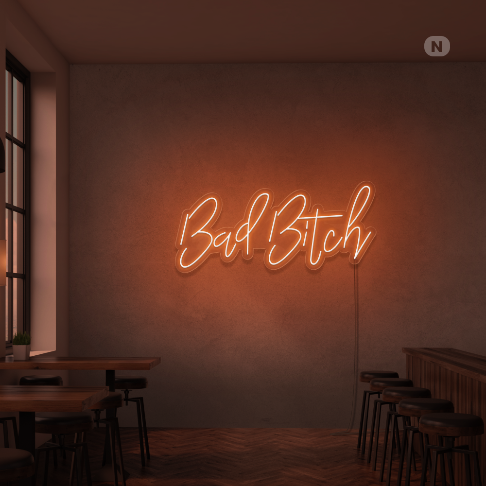 Neonskilt Bad Bitch