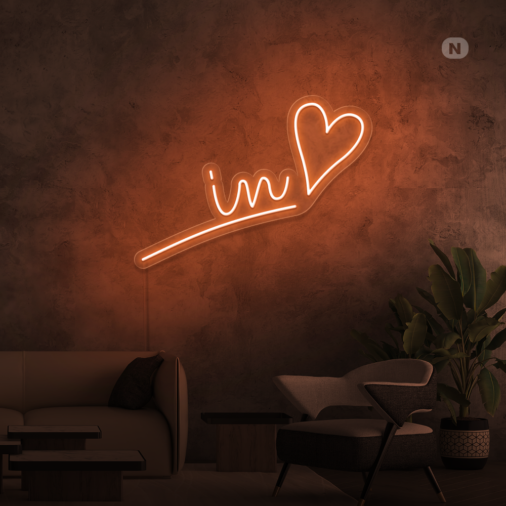 Neonskilt In Love