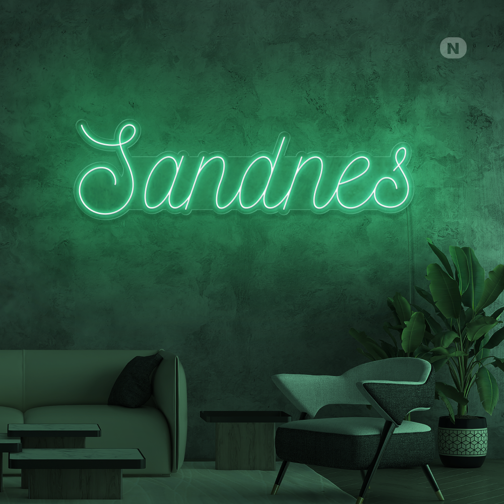 Neonskilt Sandnes