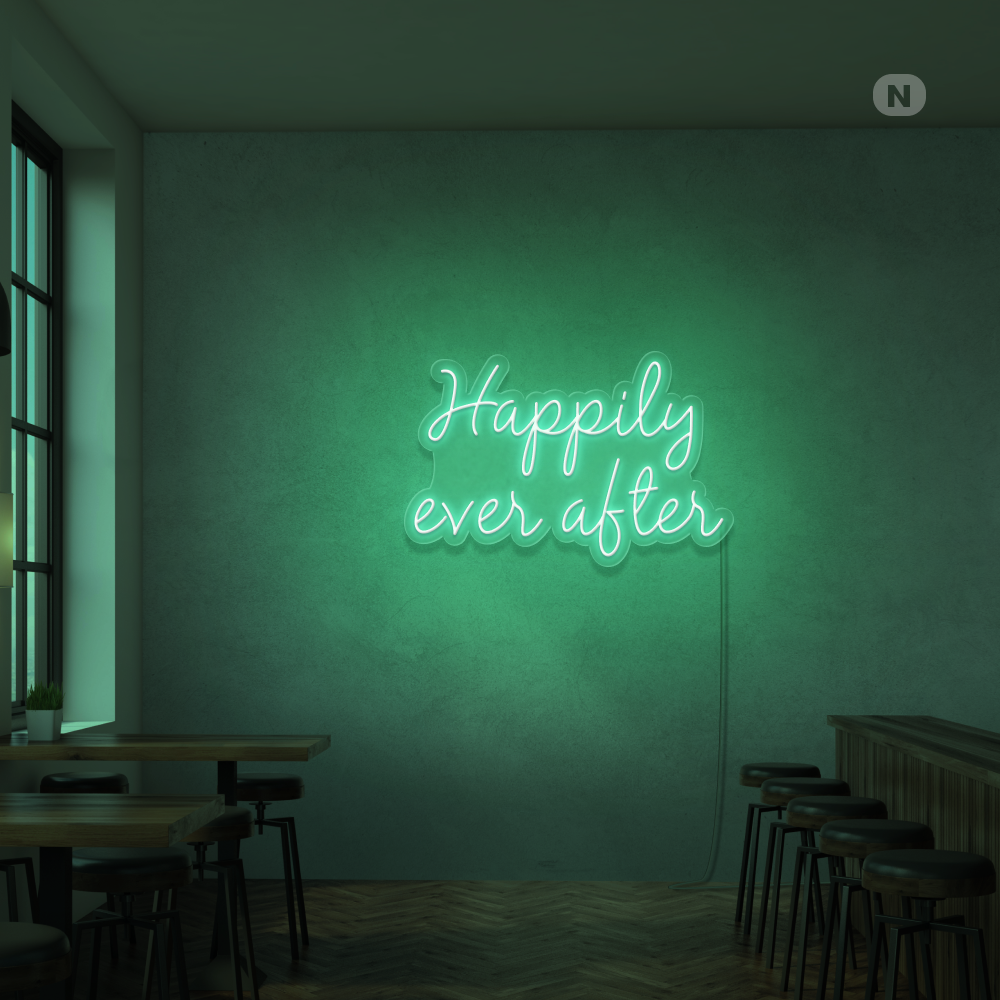 Neonskilt Happily ever after