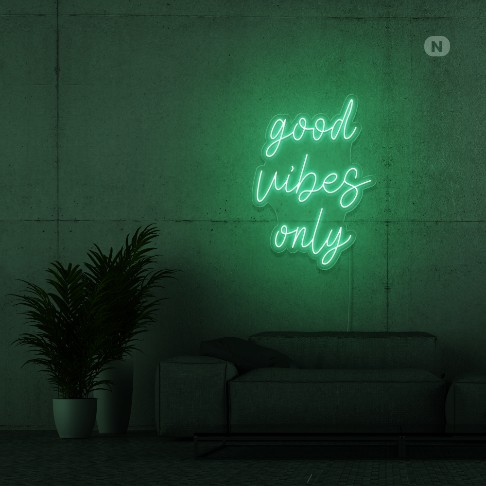 Neonskilt Good Vibes Only