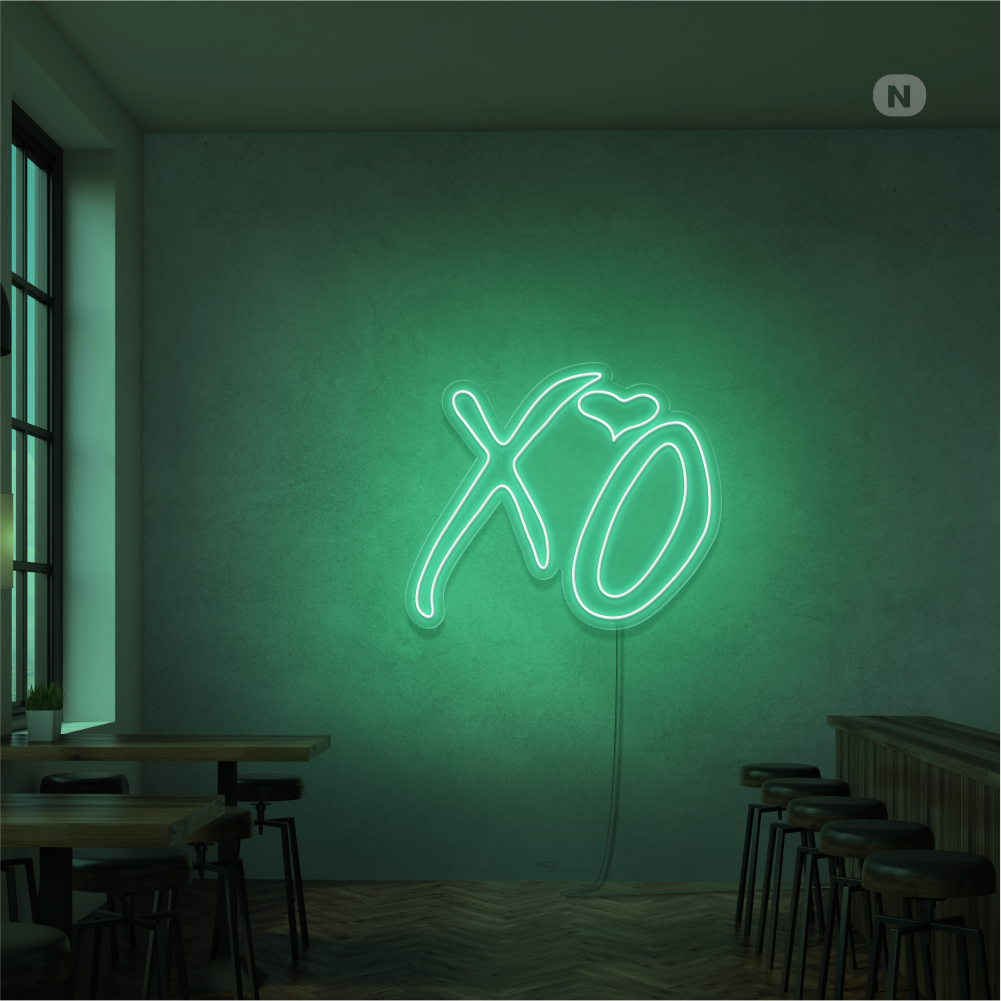 Neonskilt XO