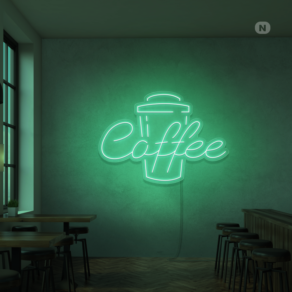 Neonskilt Kaffe