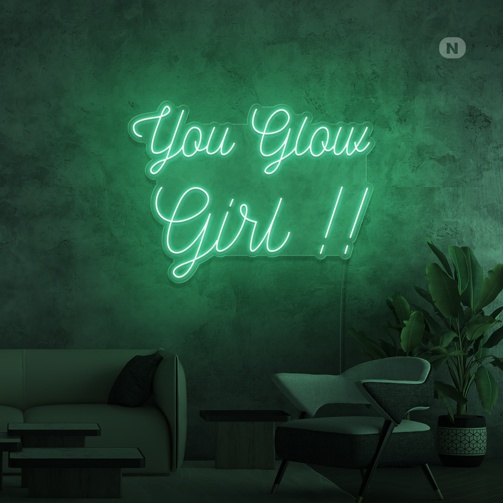 Neonskilt You Glow Girl