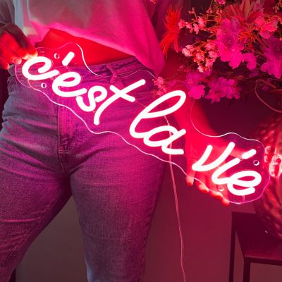 Neonskilt cestlavie