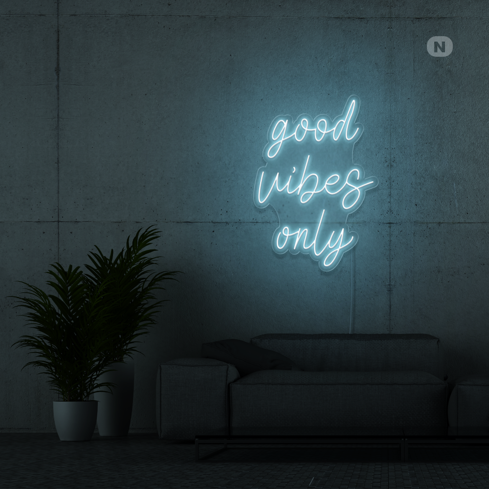 Neonskilt Good Vibes Only