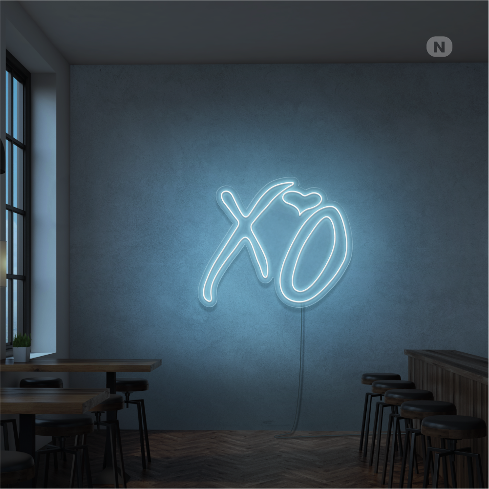 Neonskilt XO