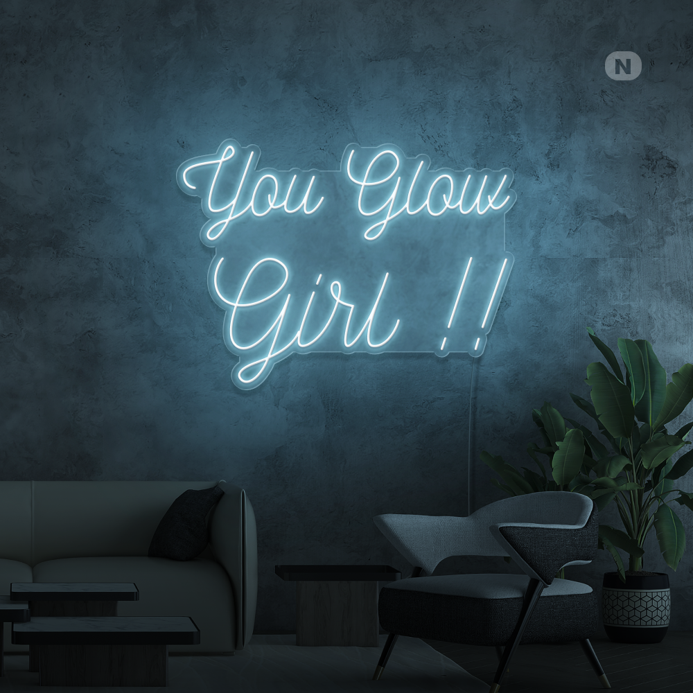 Neonskilt You Glow Girl