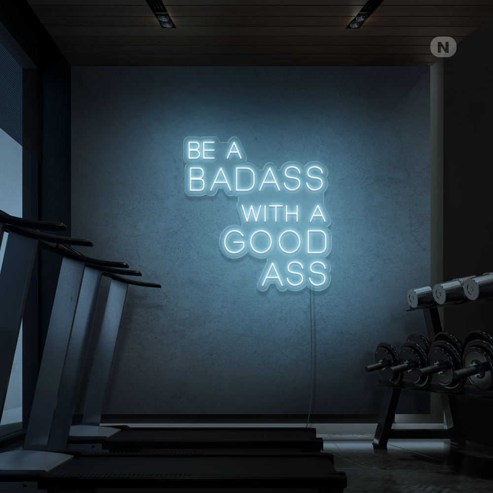 Neonskilt Gym Quote
