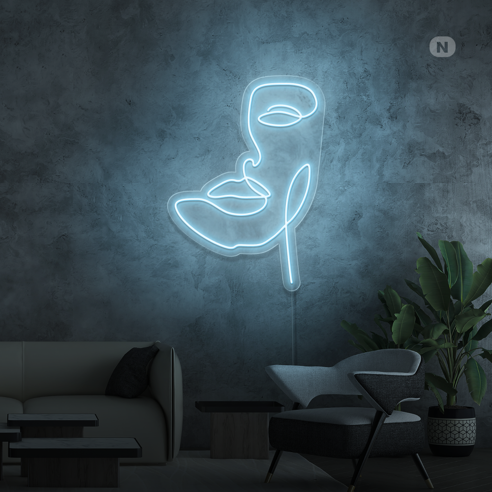 Neonskilt Maske