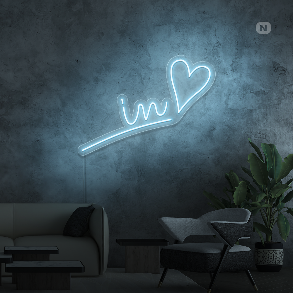 Neonskilt In Love