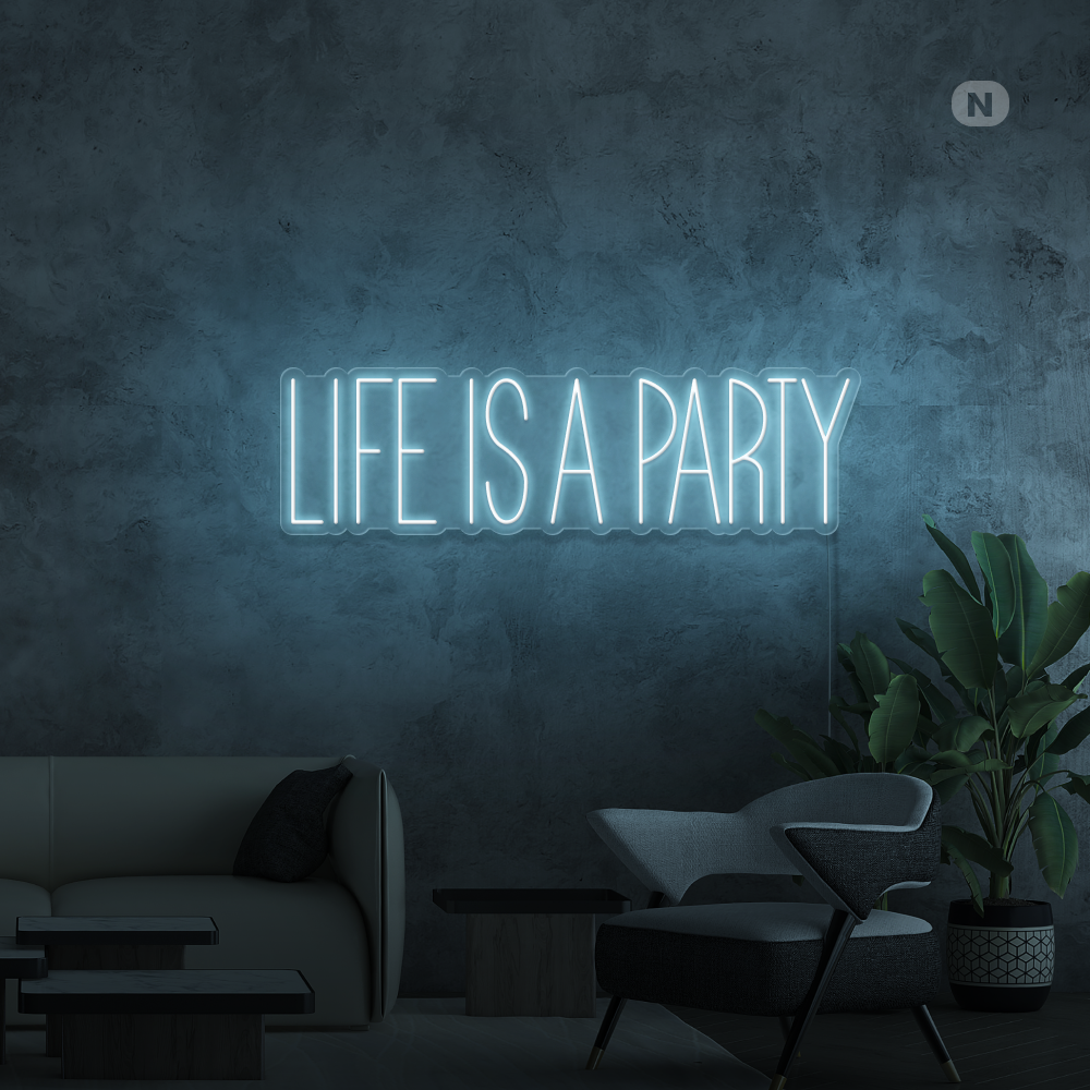Neonskilt Party