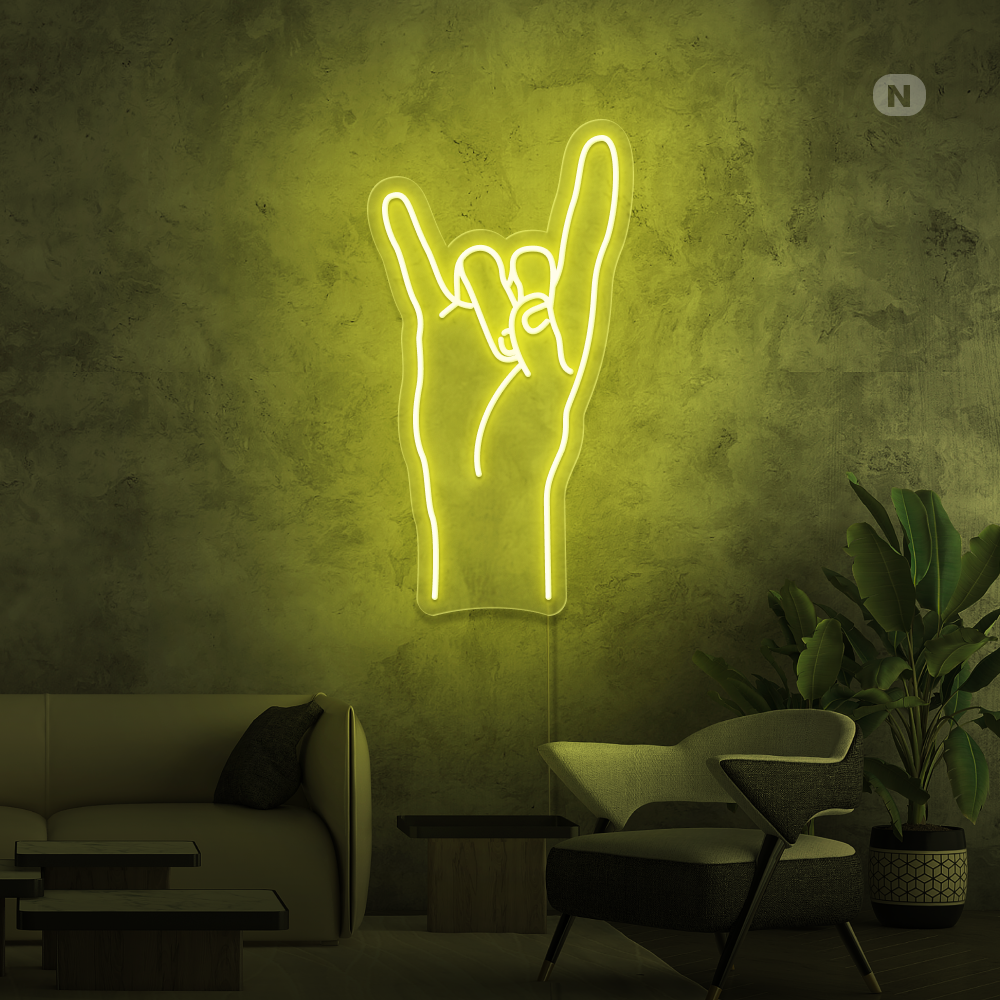Neonskilt Rock & Roll