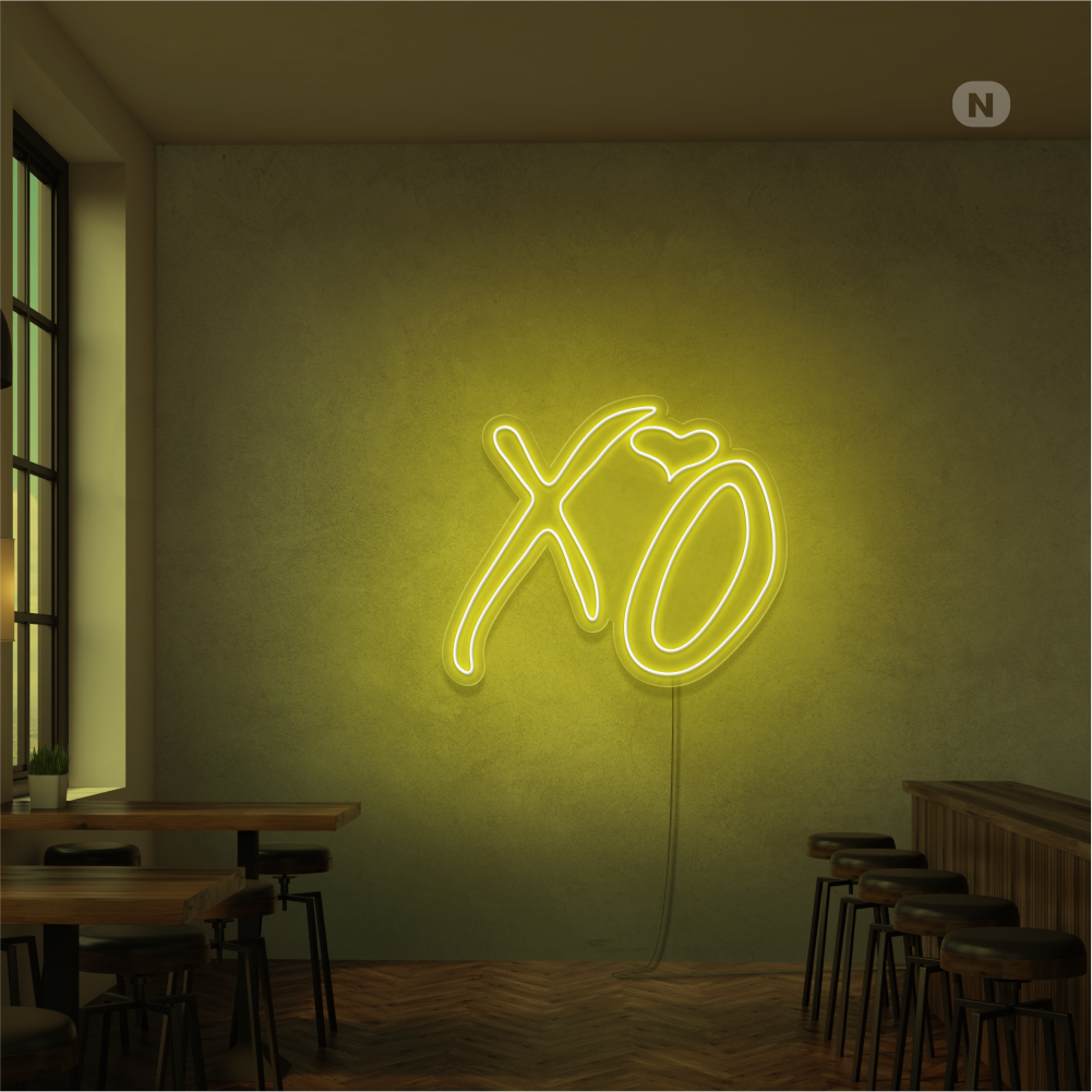 Neonskilt XO