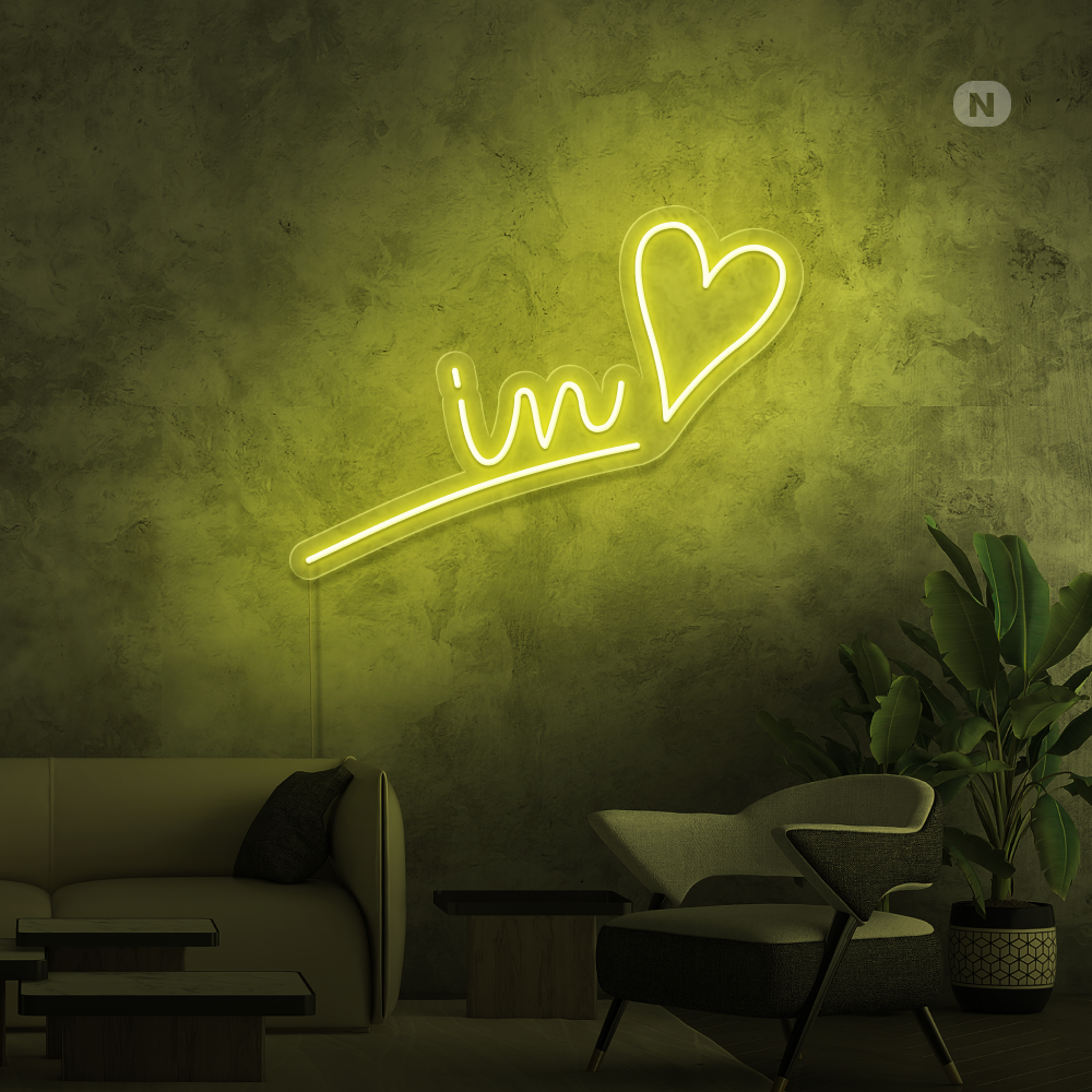 Neonskilt In Love