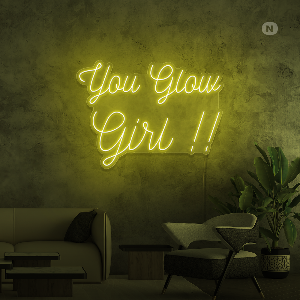 Neonskilt You Glow Girl
