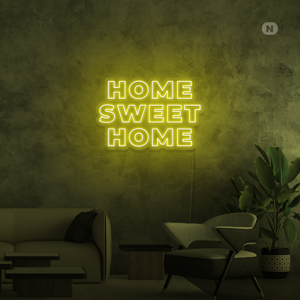 Neonskilt Home Sweet Home