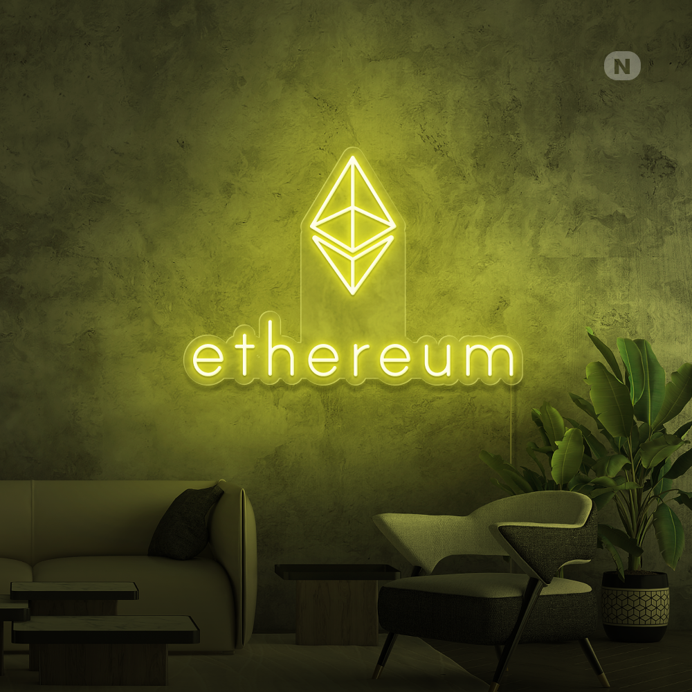 Neonskilt Ethereum