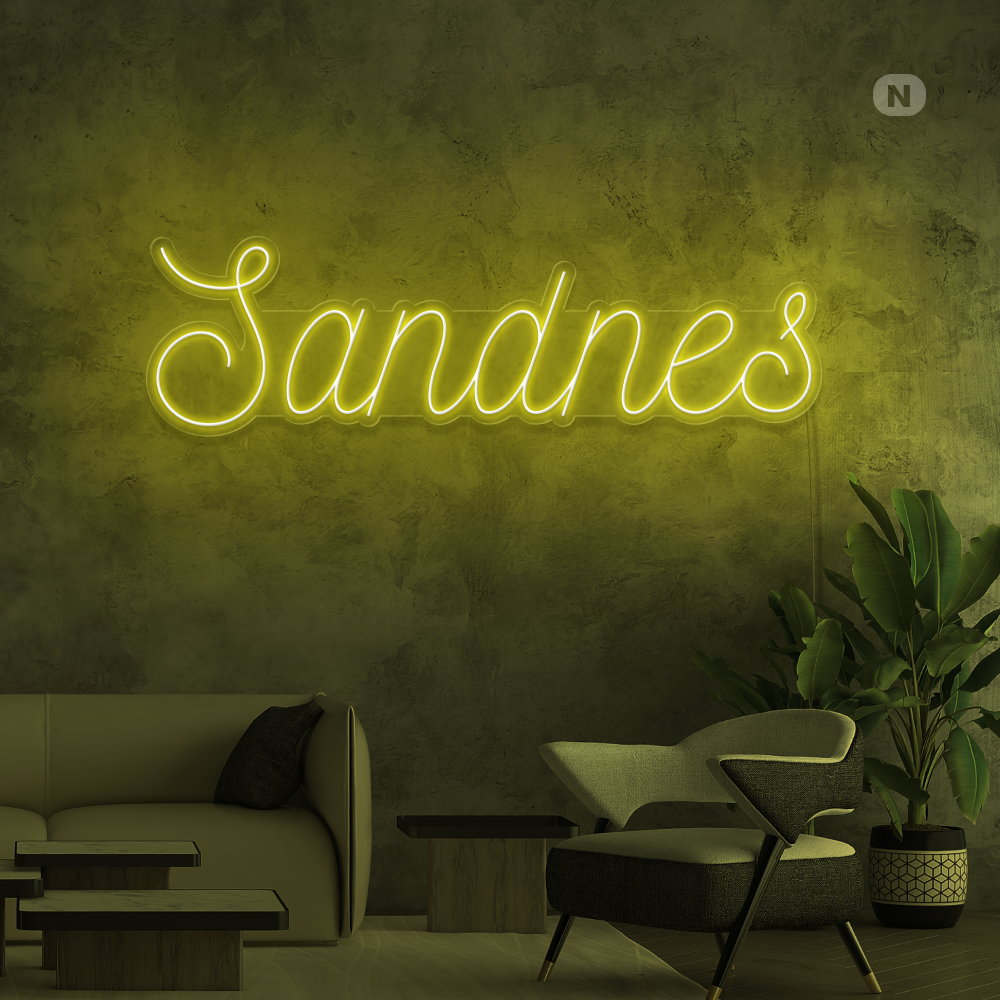 Neonskilt Sandnes