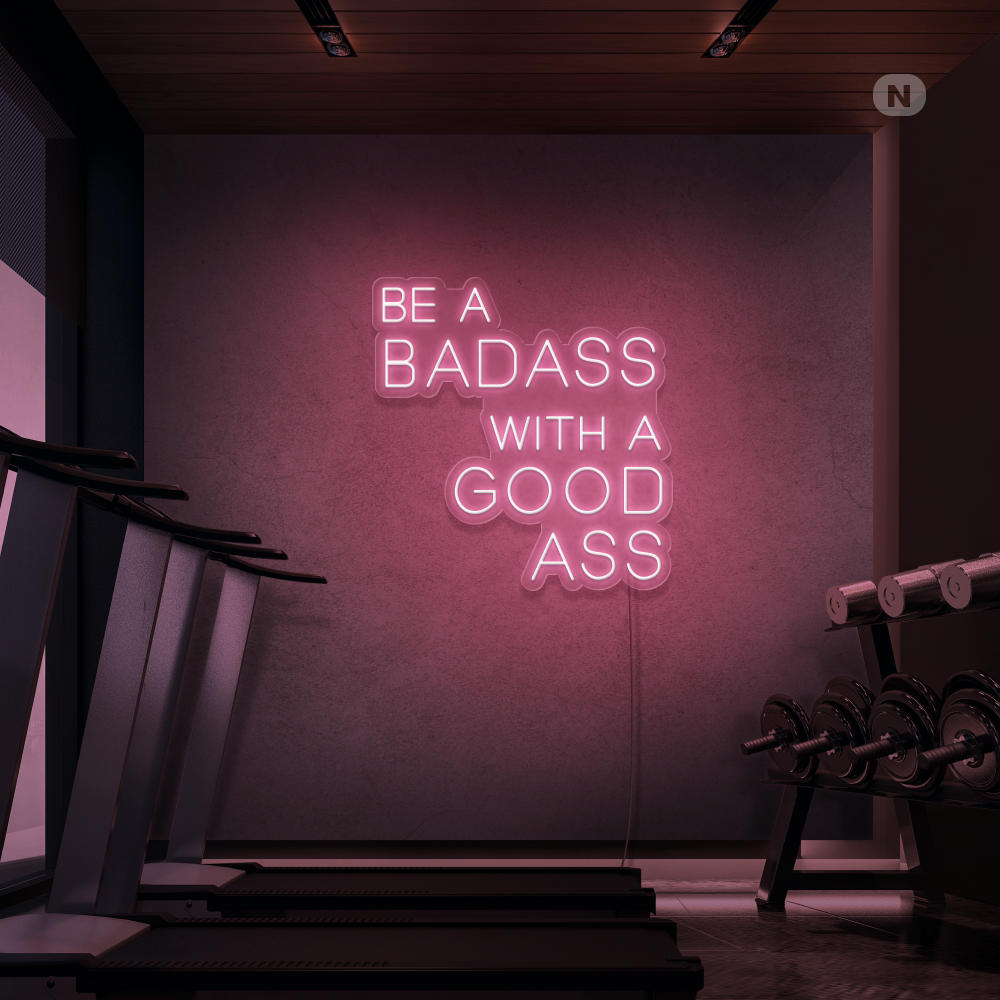 Neonskilt Gym Quote