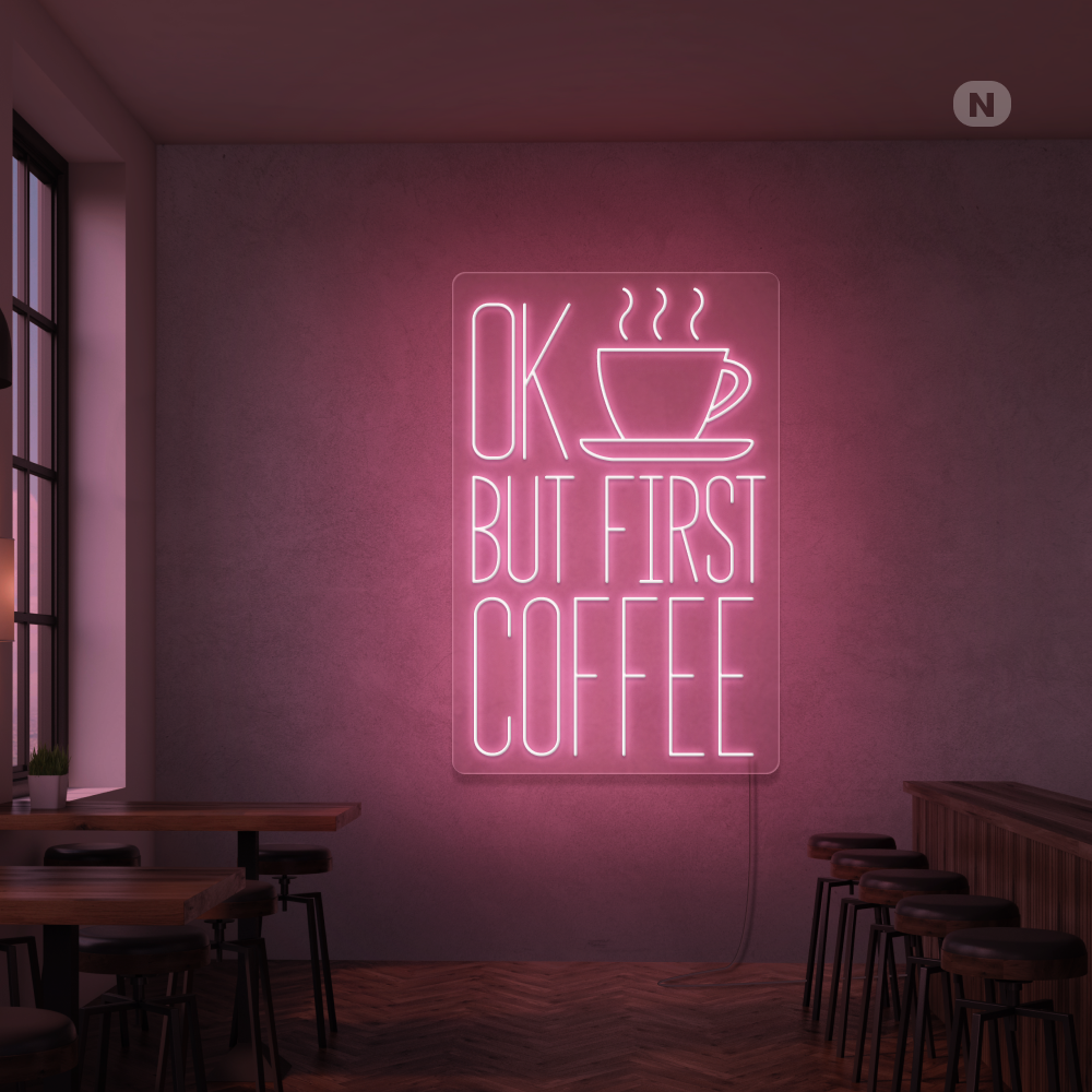Neonskilt Kaffe