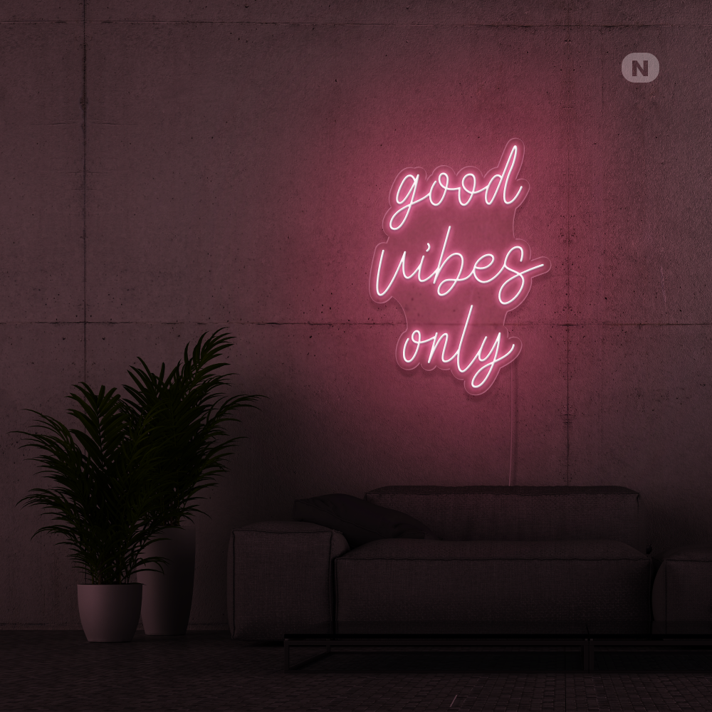 Neonskilt Good Vibes Only
