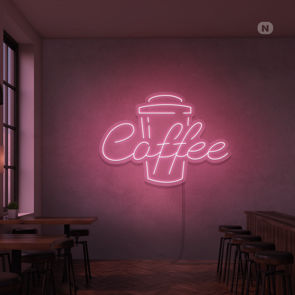 Neonskilt Kaffe