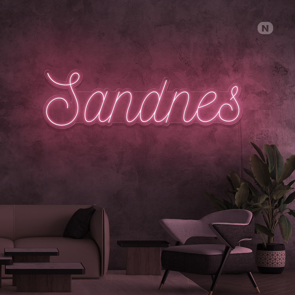 Neonskilt Sandnes