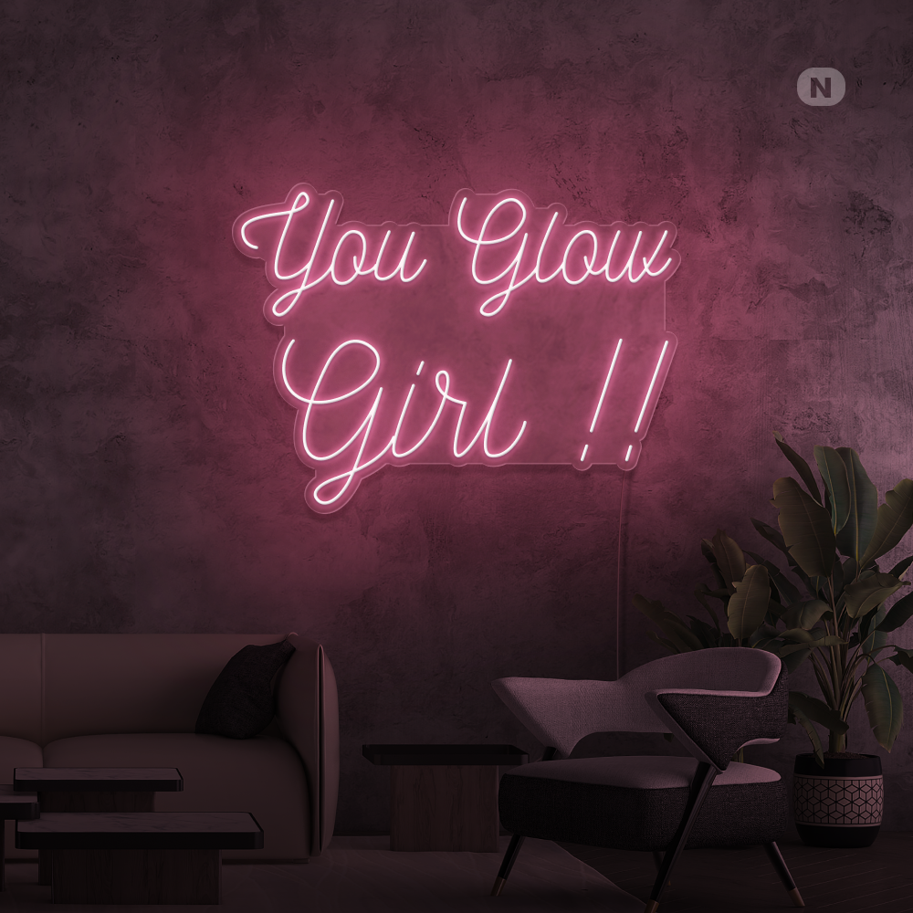Neonskilt You Glow Girl