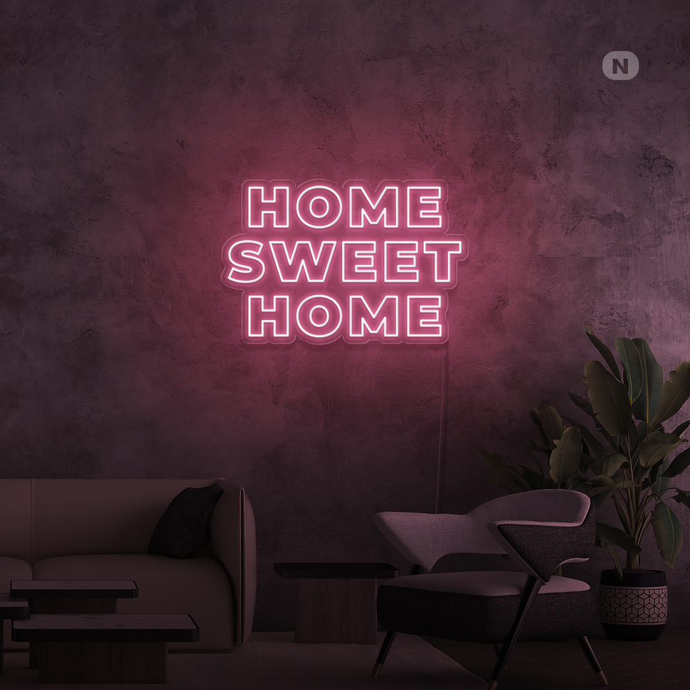 Neonskilt Home Sweet Home