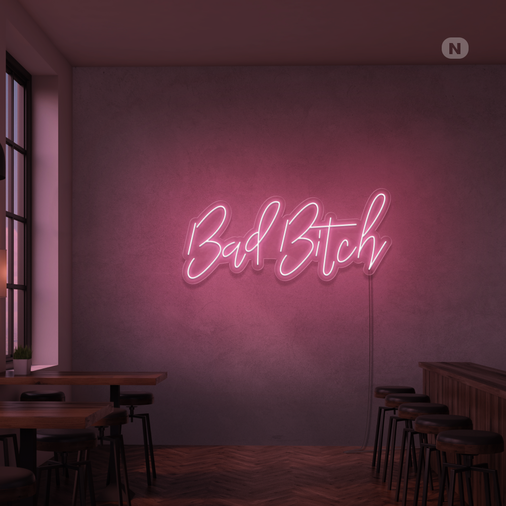 Neonskilt Bad Bitch