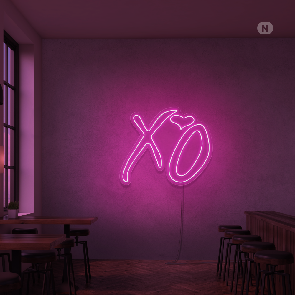 Neonskilt XO
