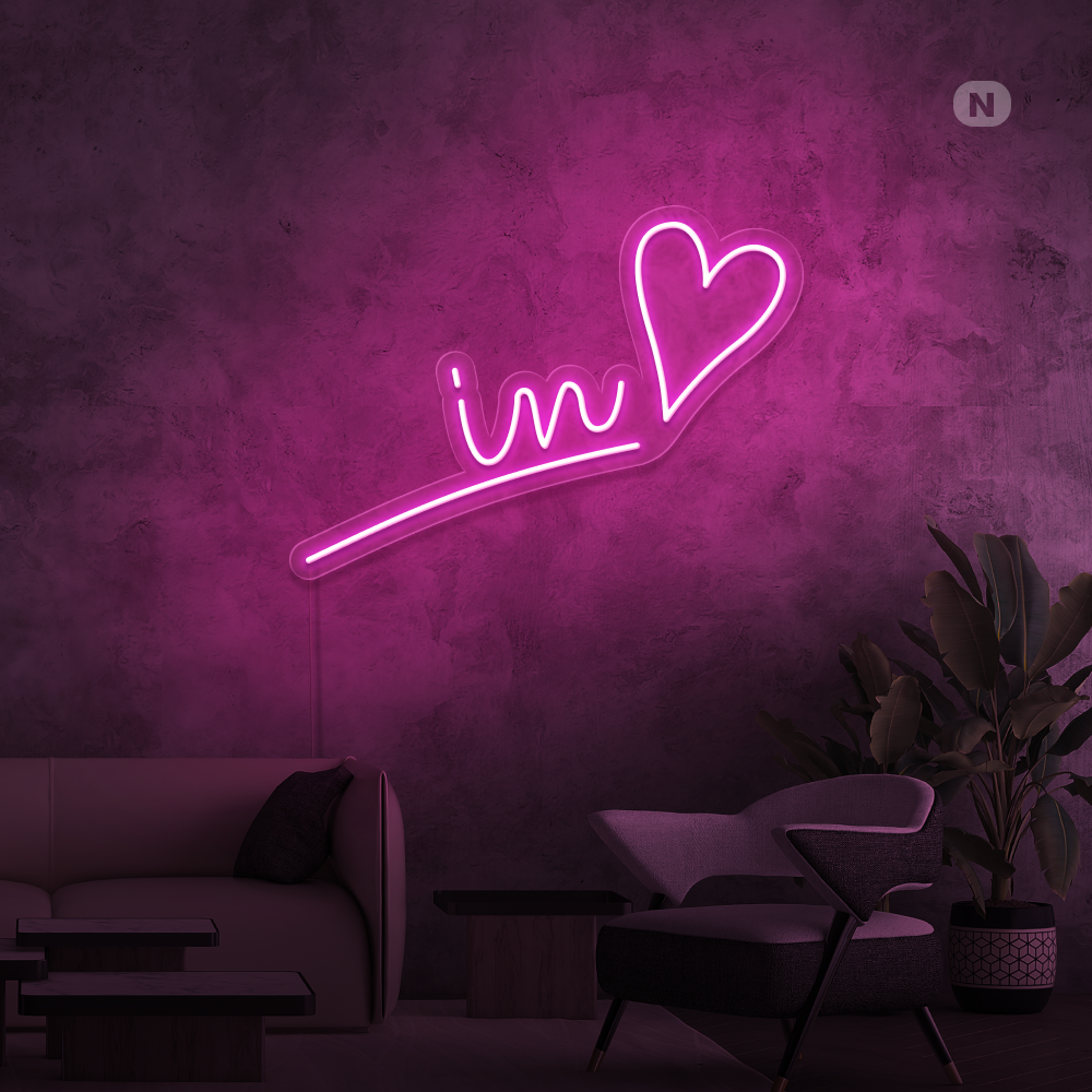 Neonskilt In Love