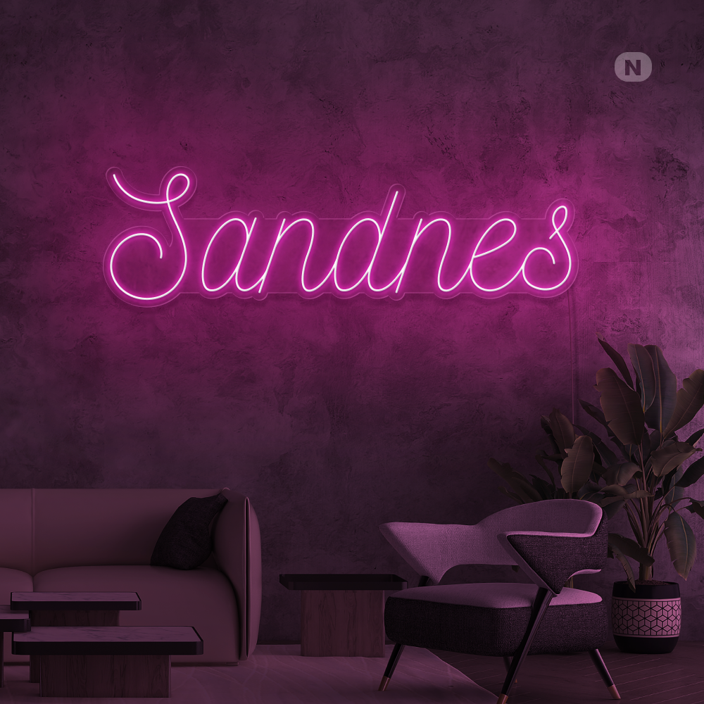 Neonskilt Sandnes