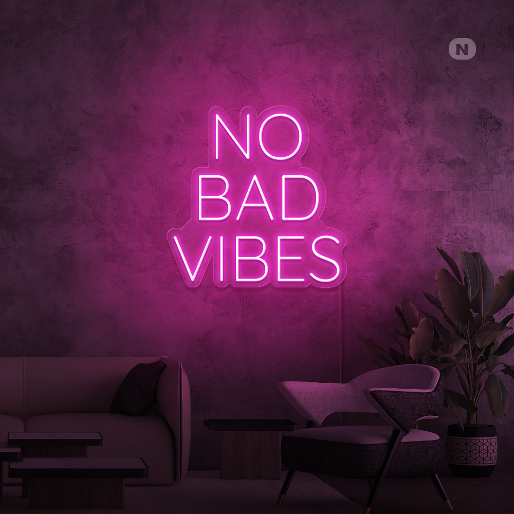 Neonskilt No Bad Vibes