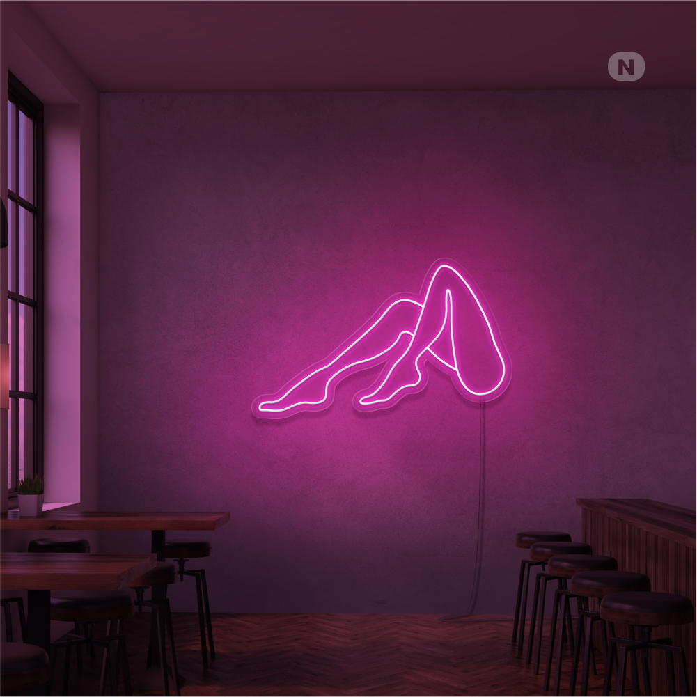 Neonskilt Legs for kvinner
