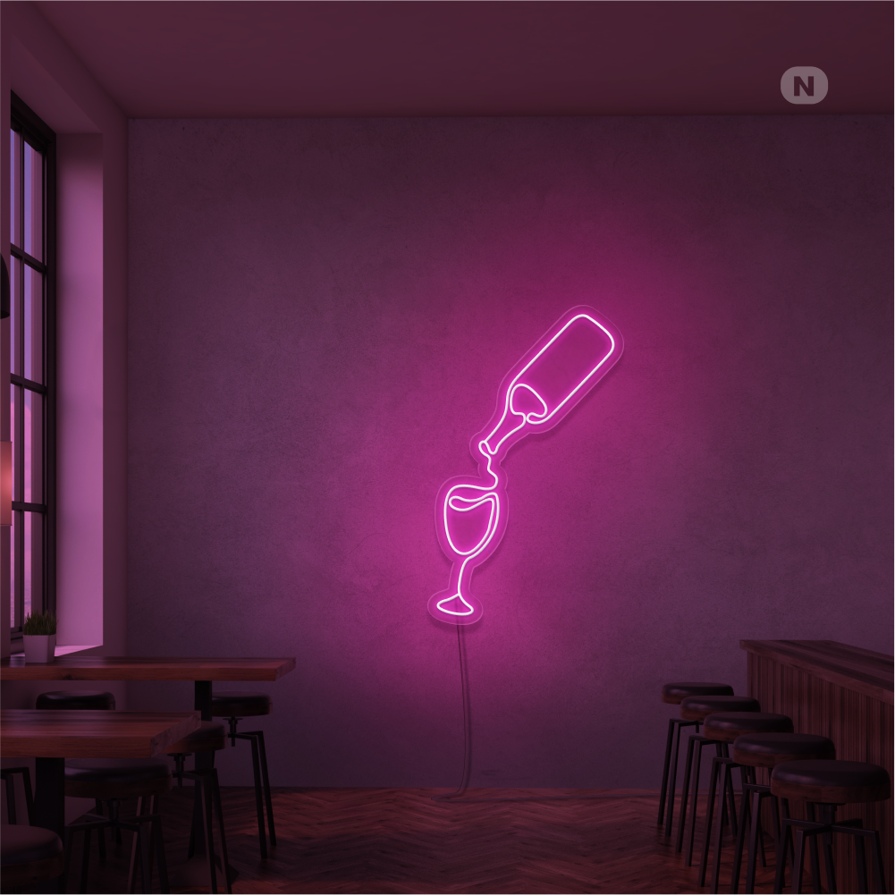 Neonskilt  Vinelsker