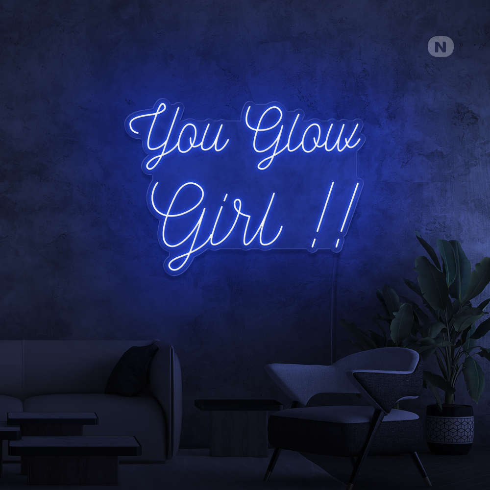 Neonskilt You Glow Girl