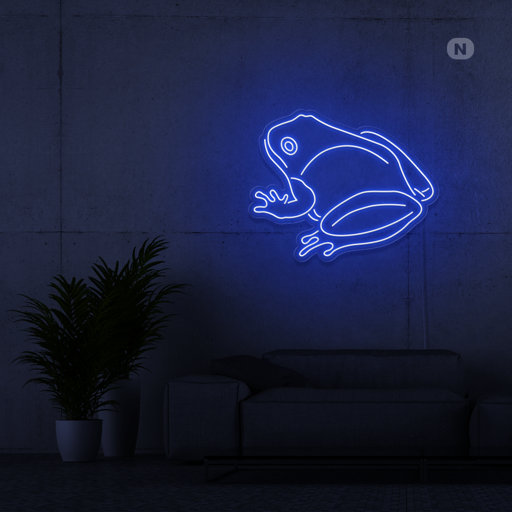 Neonskilt Frosk
