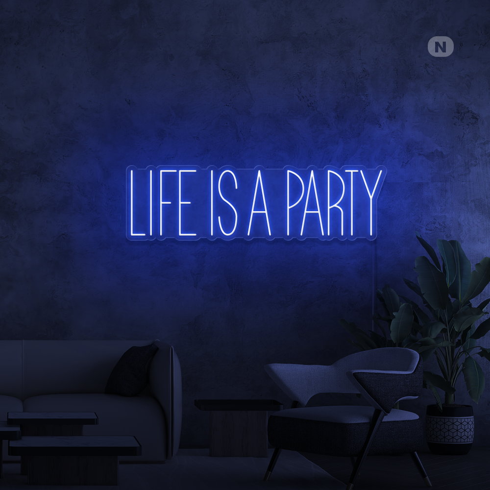 Neonskilt Party