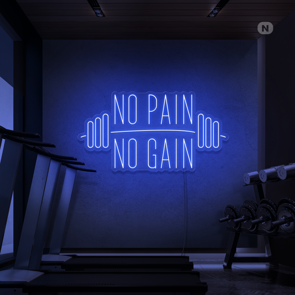 Neonskilt No Pain No Gain