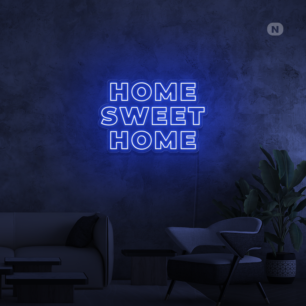 Neonskilt Home Sweet Home
