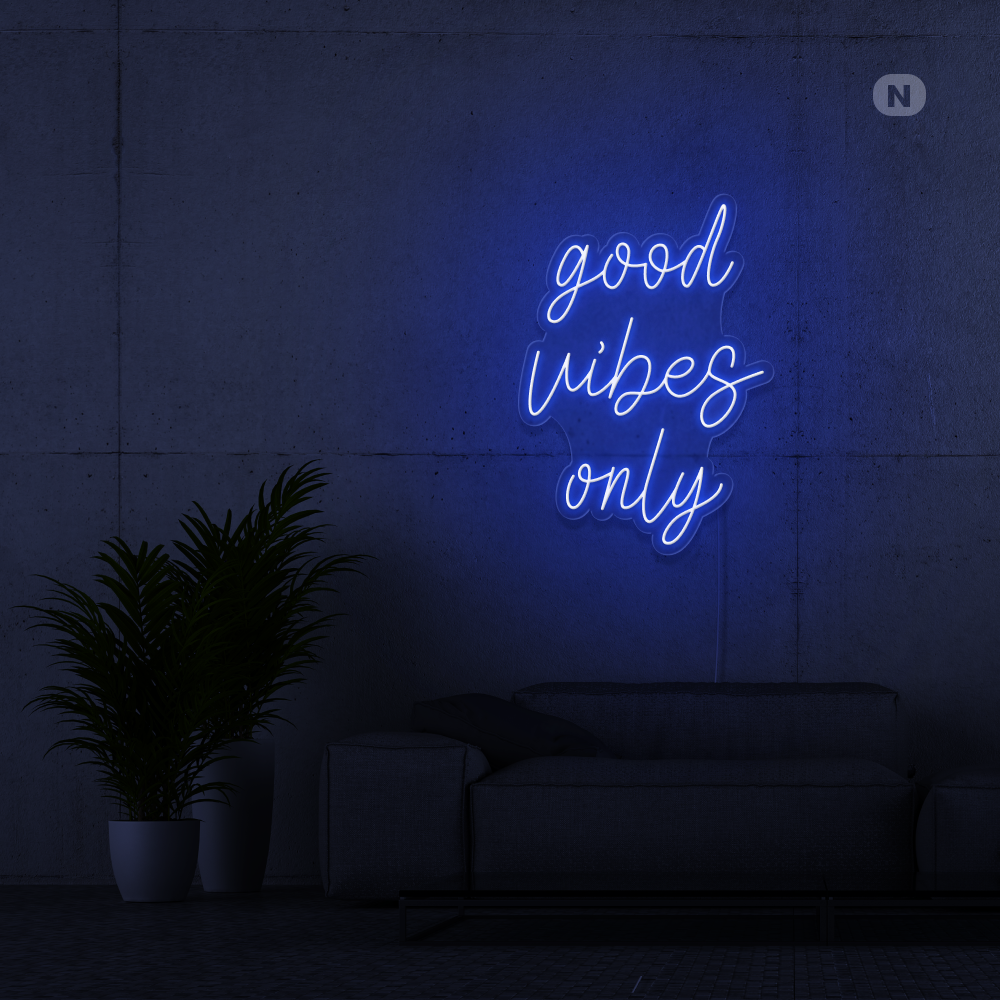 Neonskilt Good Vibes Only