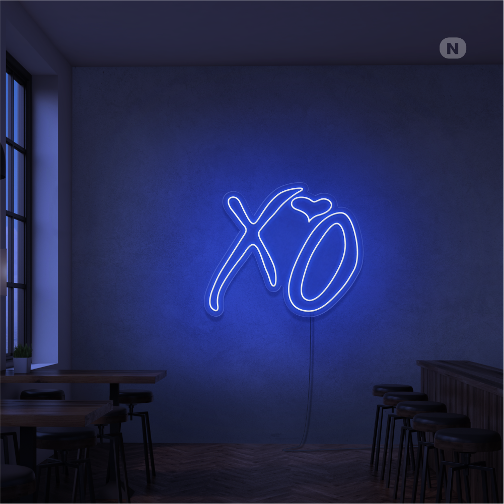 Neonskilt XO